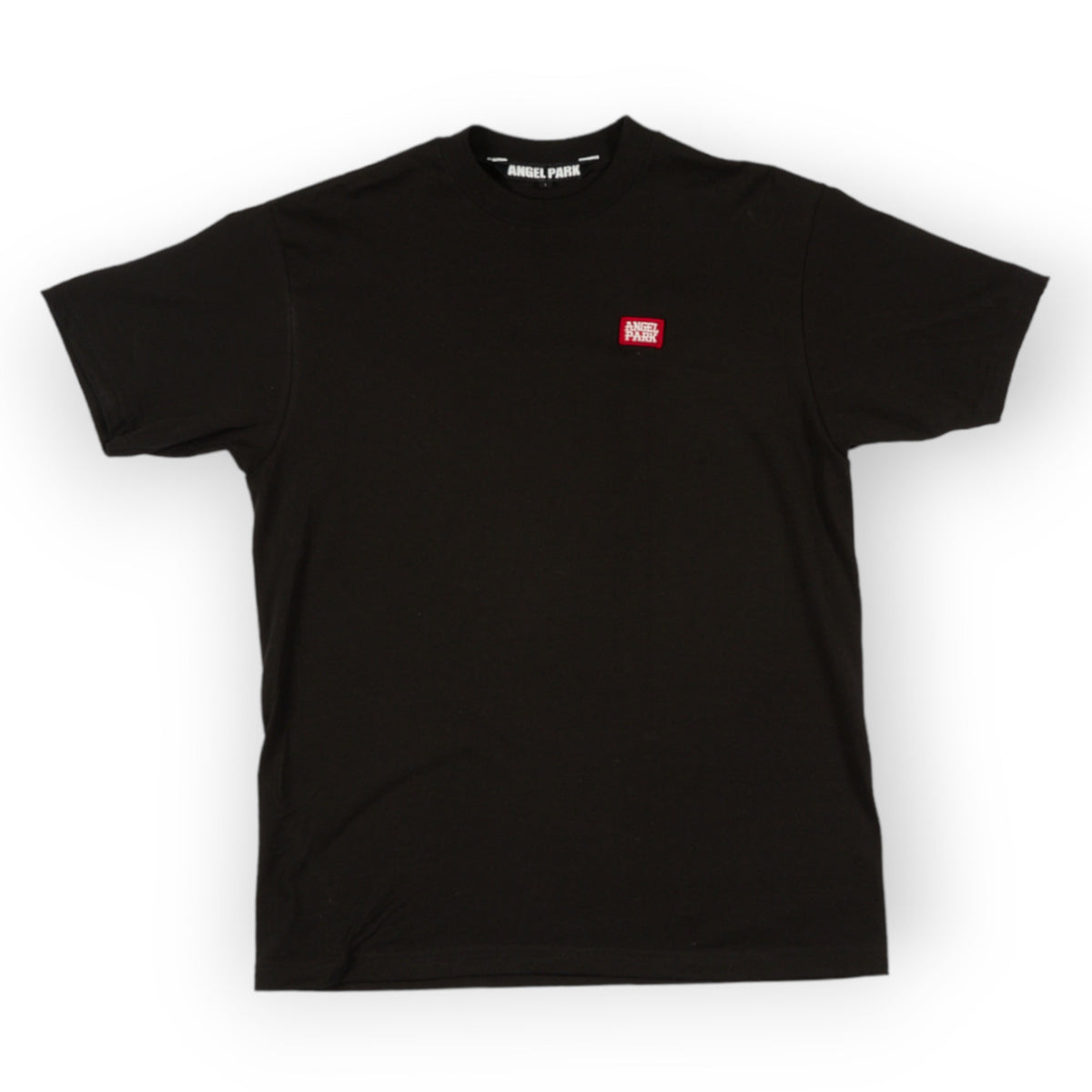 BLACK RED BOX TEE