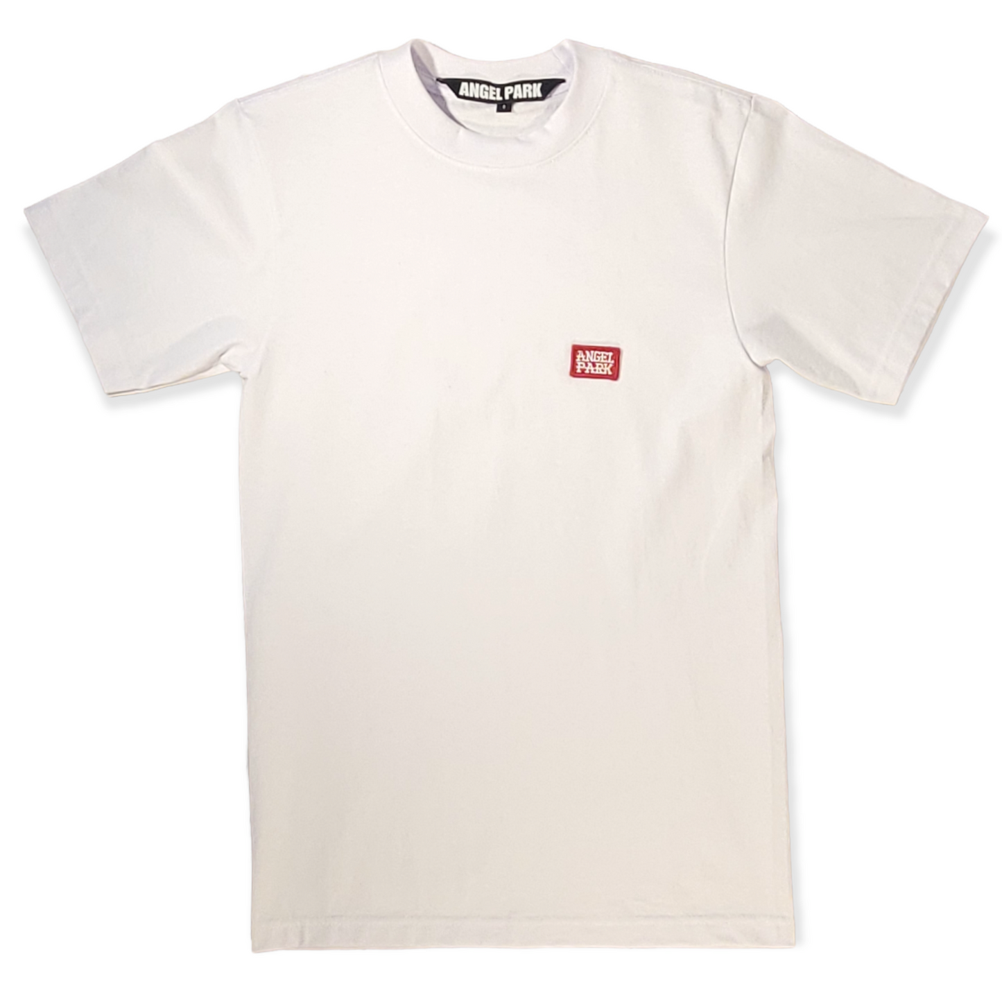 WHITE RED BOX TEE