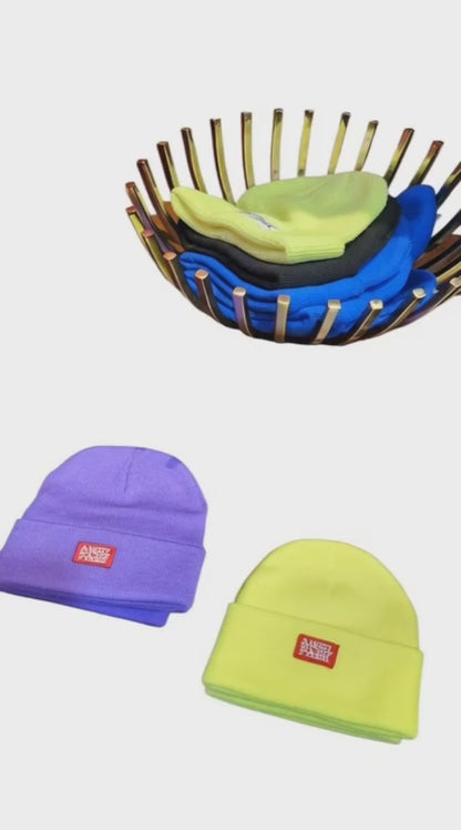 Neon Yellow Beanie