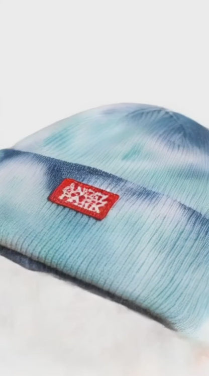 Blue Tie Dye Beanie