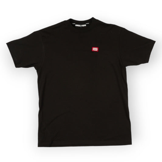 BLACK RED BOX TEE