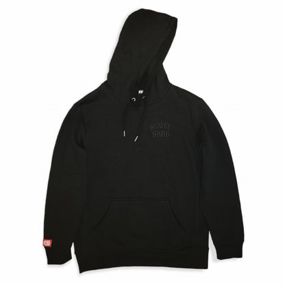 BLK EMBROIDERED HOODIE