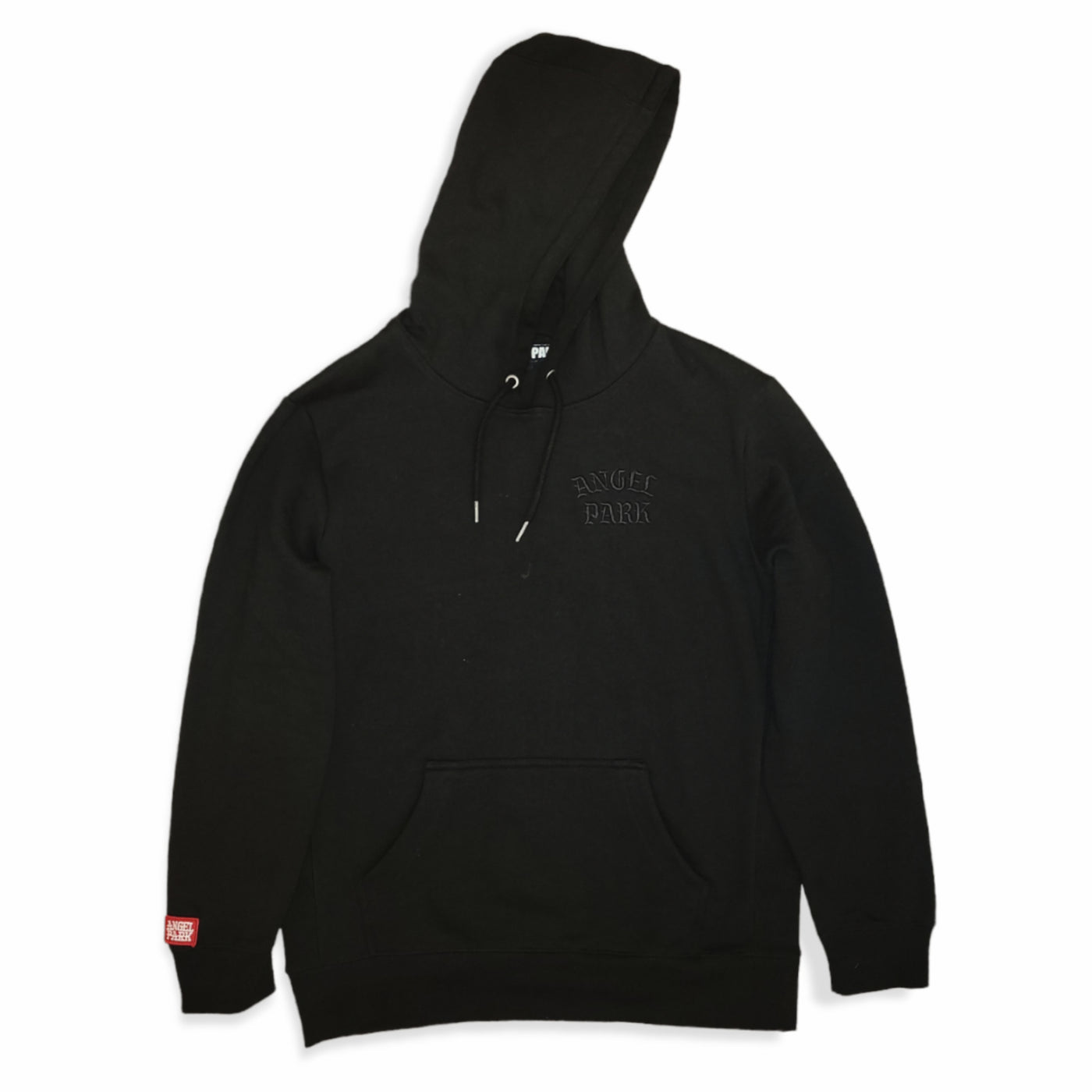 BLK EMBROIDERED HOODIE